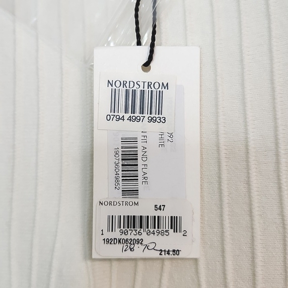 Milly Minis Creamy White Fit & Flare Dress, Size 2 ~ NWT - Picture 11 of 14